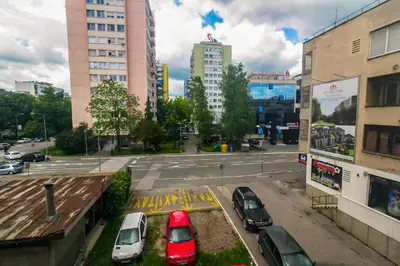 a group of cars parked in a parking lot at Heart of the City in Banja Luka