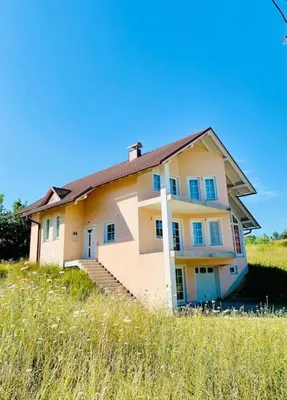 a house sitting on top of a hill at Villa TeslaS in Velika Kladuša