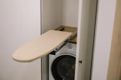 a laundry room with a washer and dryer at Apartments Hana City Center in Livno