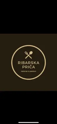 a logo for a pizzeriaeria pizzeriaeria and reputation at Ribarska Priča-Restoran pansion Prijedor in Prijedor